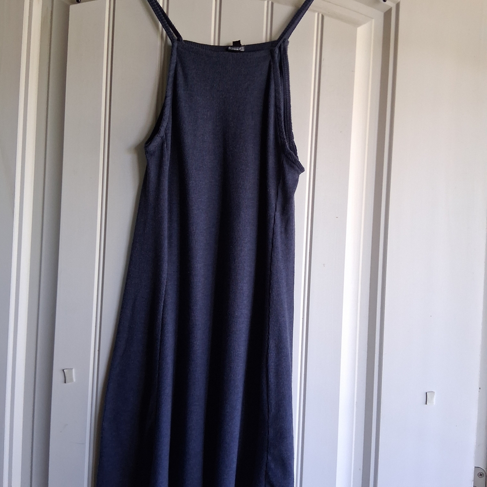 Elegant Navy Blue Women's Dress